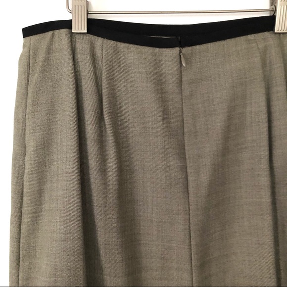 Vintage J. Crew Grey Wool Pencil Skirt - Picture 4 of 5